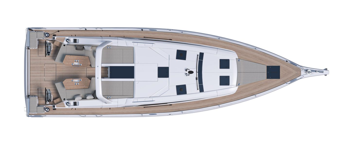Oceanis 52 – Decksplan